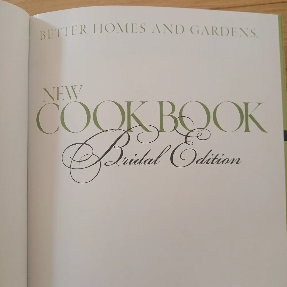 Bridal Edition Better Homes and Gardens New Cook Book 12th Edition Gift